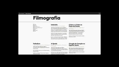 Capa da seção Filmografia