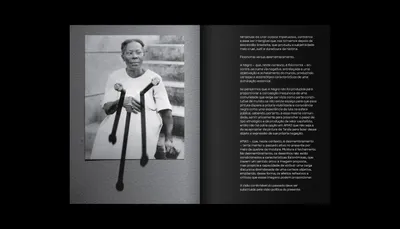 Identidade visual e catálogo para a exposição Amas — Fisionomias e Desmembramentos, de Luciano Feijão. O artista apresenta 15 desenhos que problematizam a figura da escrava ama de leite a partir do embate disparado pelo quadro A Negra, de Tarsila do Amaral, que atualiza o problema do racismo escravocrata brasileiro.